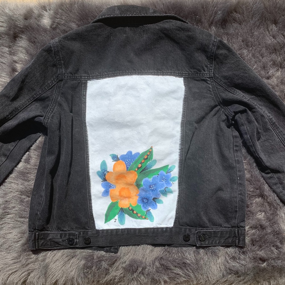 Hand Painted Jean Jacket